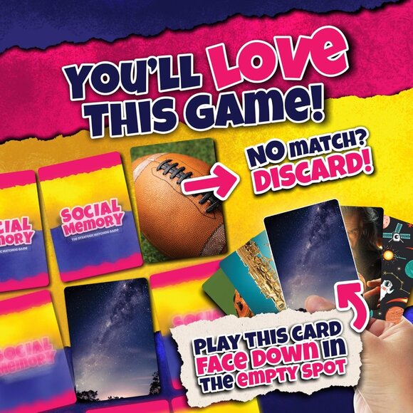 Social Memory - Strategic Twist On Classic Memory Game! - Picture 4 of 5